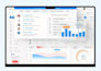 design saas CRM dashboard UI UX in figma